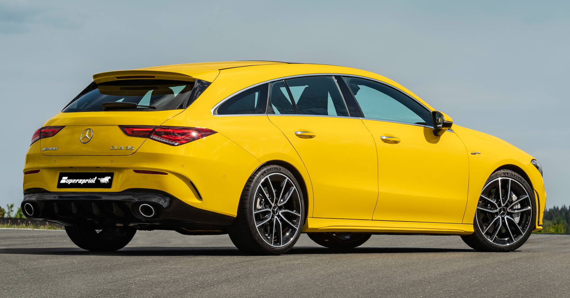 Supersprint Exhaust for MERCEDES X118 CLA 35 AMG Shooting Brake 4-Matic (2.0T - 306 Hp - models with GPF) 2020 -> (with valve)