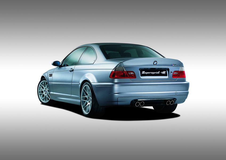 Supersprint Auspuff für BMW E46 M3 CSL 3.2i ' 03 -> (Ø63,5mm)