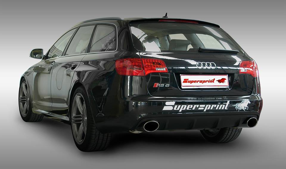 Impianto di scarico per AUDI A6 RS6 Quattro 5.0i Bi - turbo V10 ' 08 ->