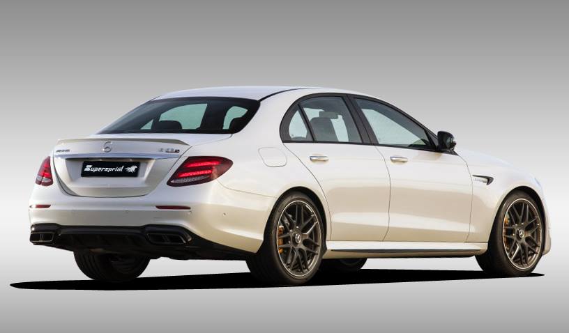 Supersprint Auspuff für MERCEDES W213 E 63 S AMG 4-Matic (4.0i V8 Bi-Turbo 612 PS) 2017 ->