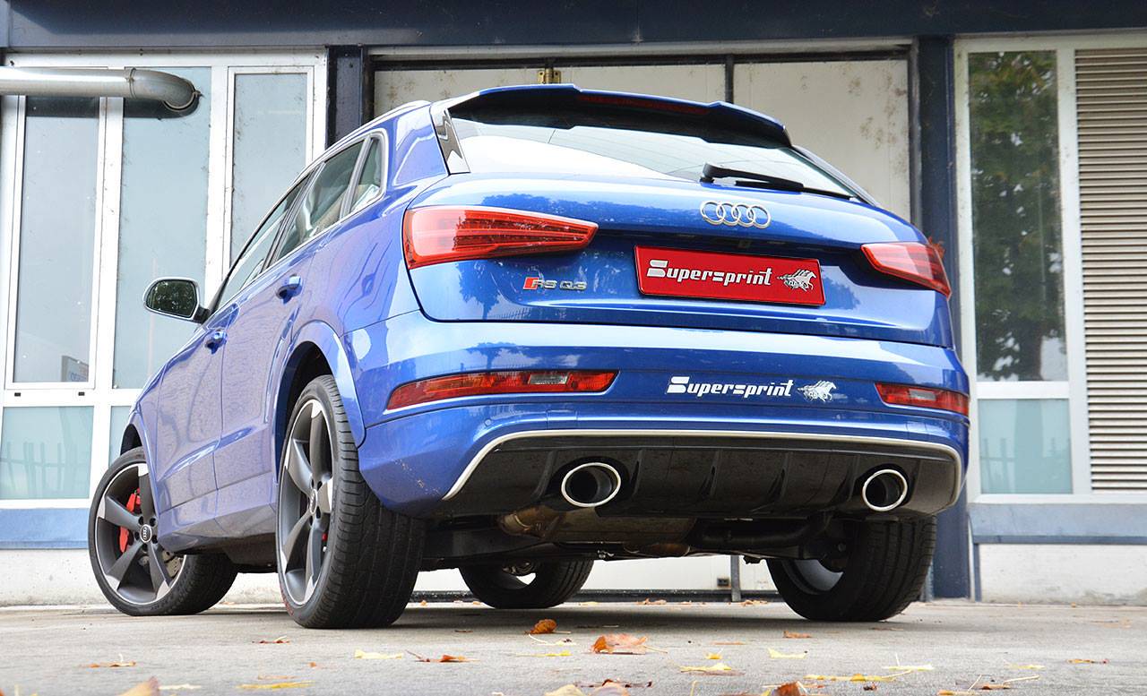 Supersprint Exhaust for AUDI RS Q3 2.5 TFSI Quattro (367 Hp) 2015 -> 2017 (with valve)