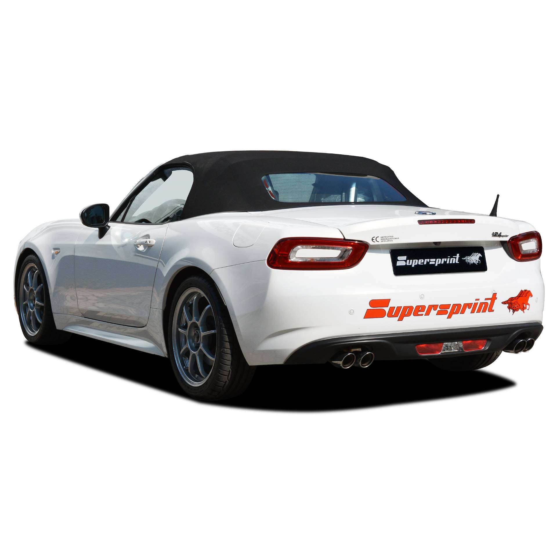 Supersprint Auspuff für FIAT 124 Spider 1.4T MultiAir (140 PS) 2016 ->