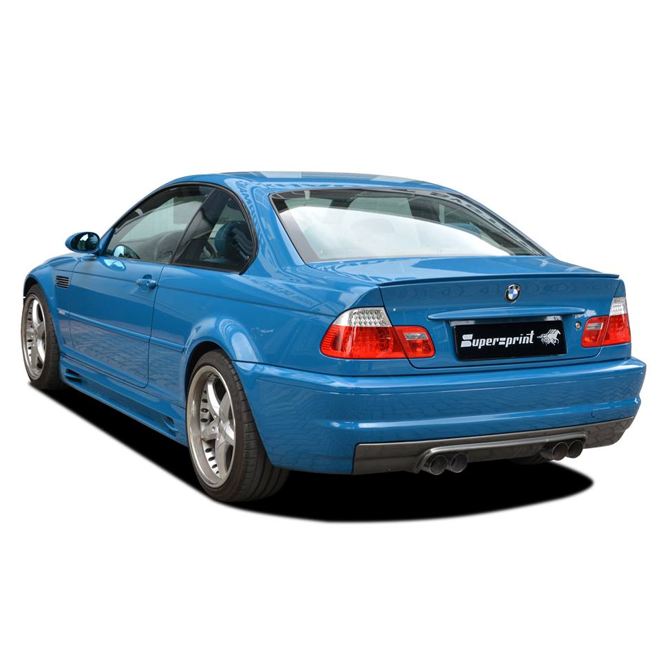 Supersprint Exhaust for BMW E46 M3 3.2i Coupé/Cabrio '01 -> (Ø63,5mm)