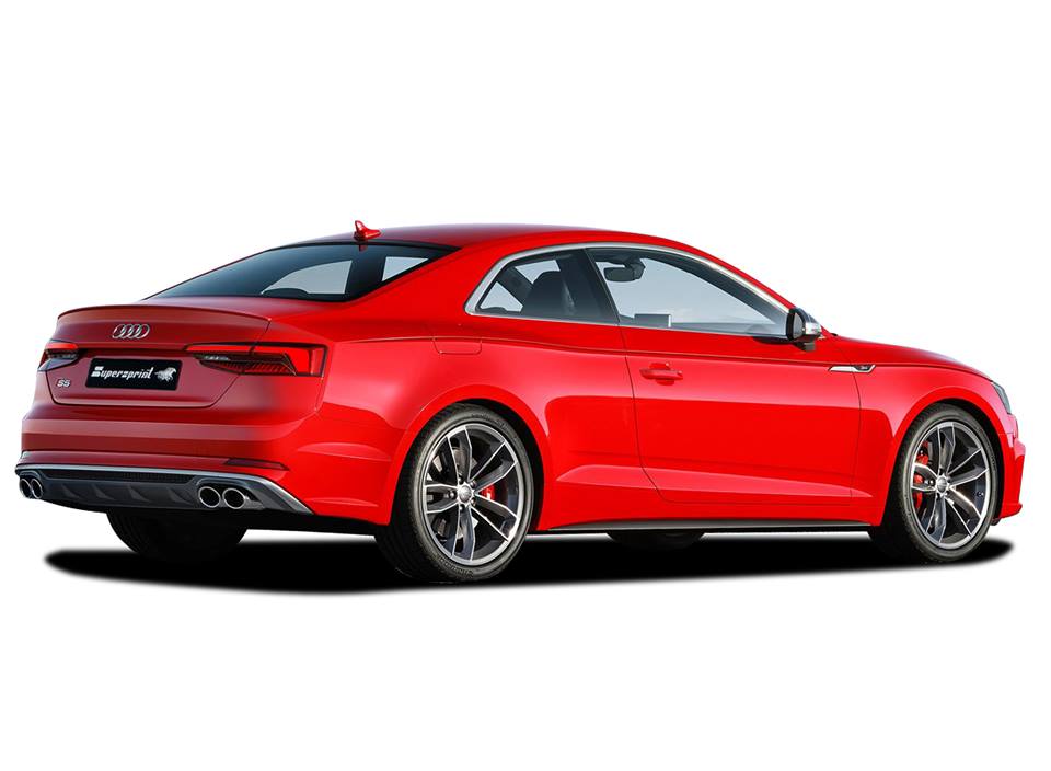 Supersprint Exhaust for AUDI S5 Quattro Coupè 3.0 TFSi V6 (354 Hp) 2017 -> (with valve)