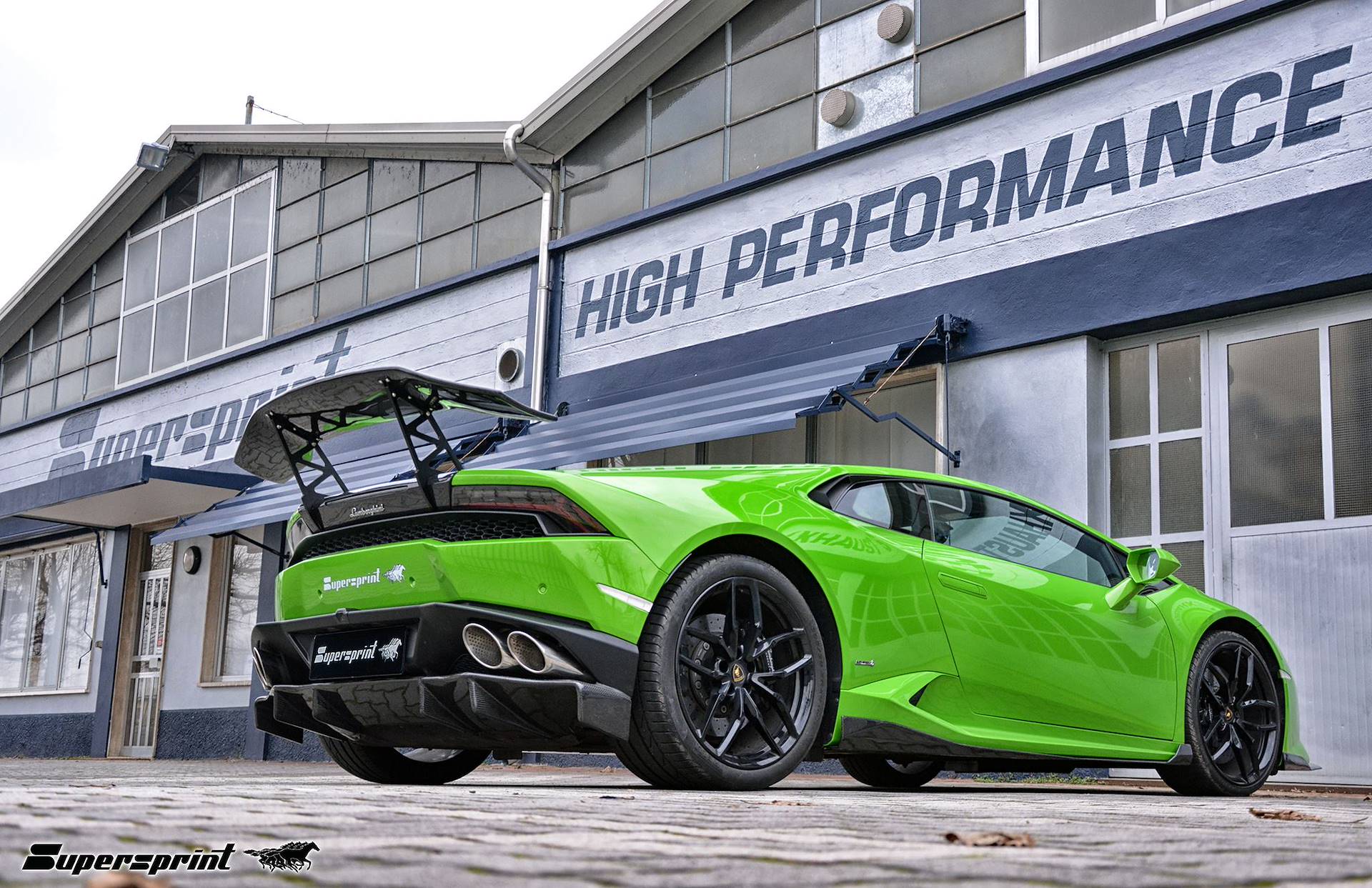 Supersprint Auspuff für LAMBORGHINI HURACAN LP 610-4 Coupè 5.2i V10 2014 ->