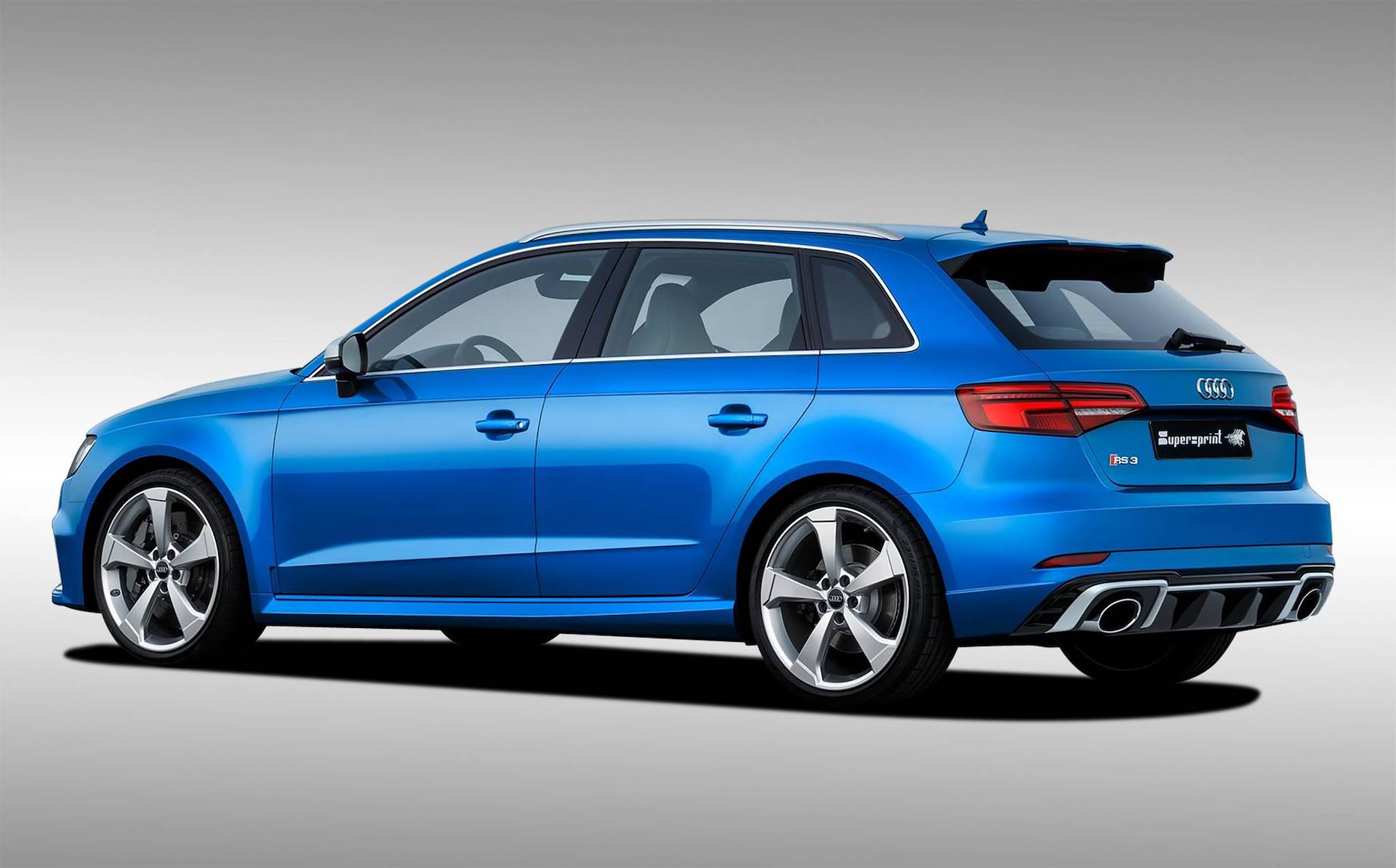 Supersprint Auspuff für AUDI RS3 8VA Sportback QUATTRO 2.5 TFSI (400 PS) 2017 -> (mit Klappe)