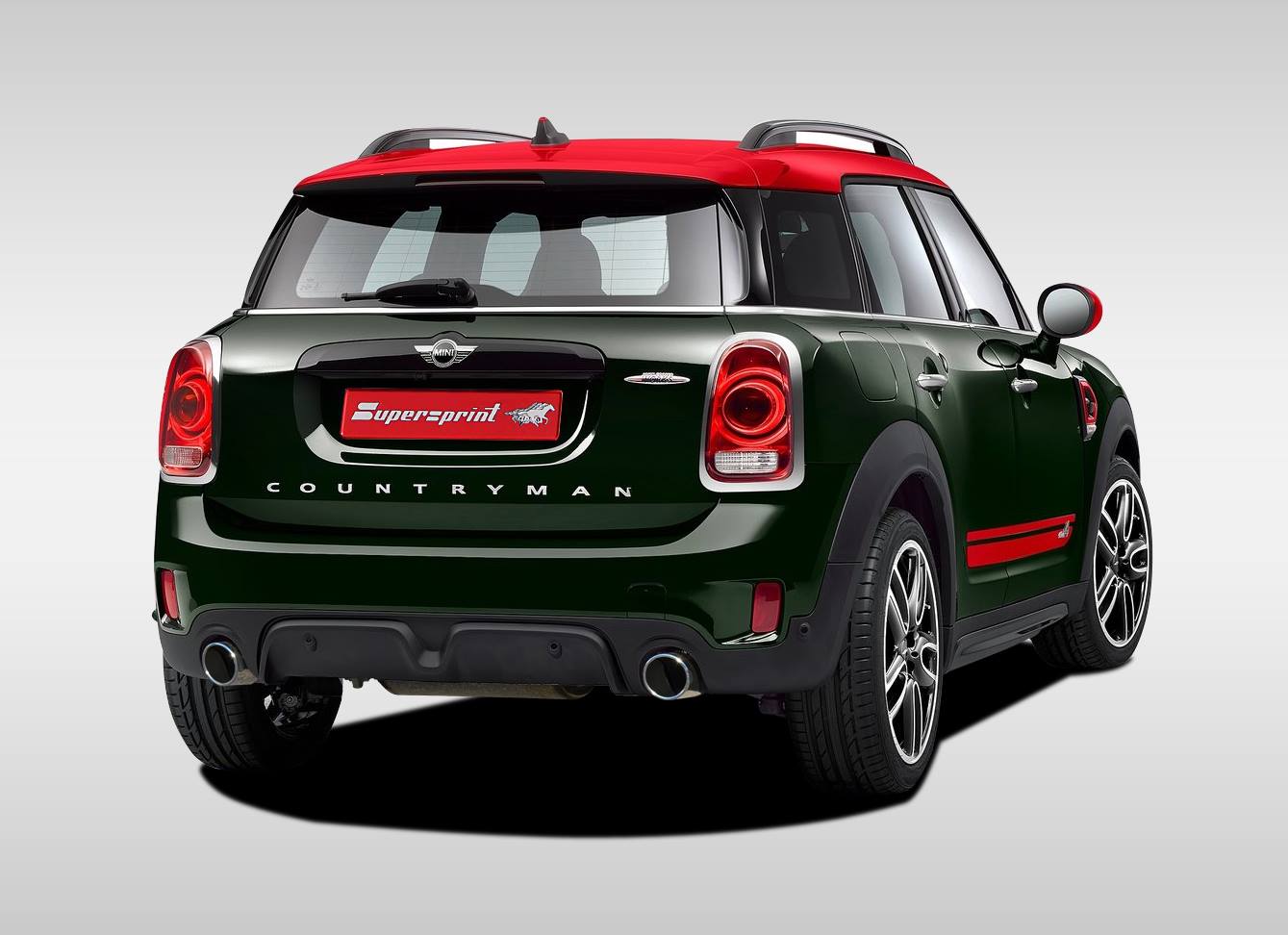 Supersprint Auspuff für MINI F60 Cooper Countryman S JCW ALL4 2.0T (Motor B48 - 231 PS) 2016 -> (mit klappe)