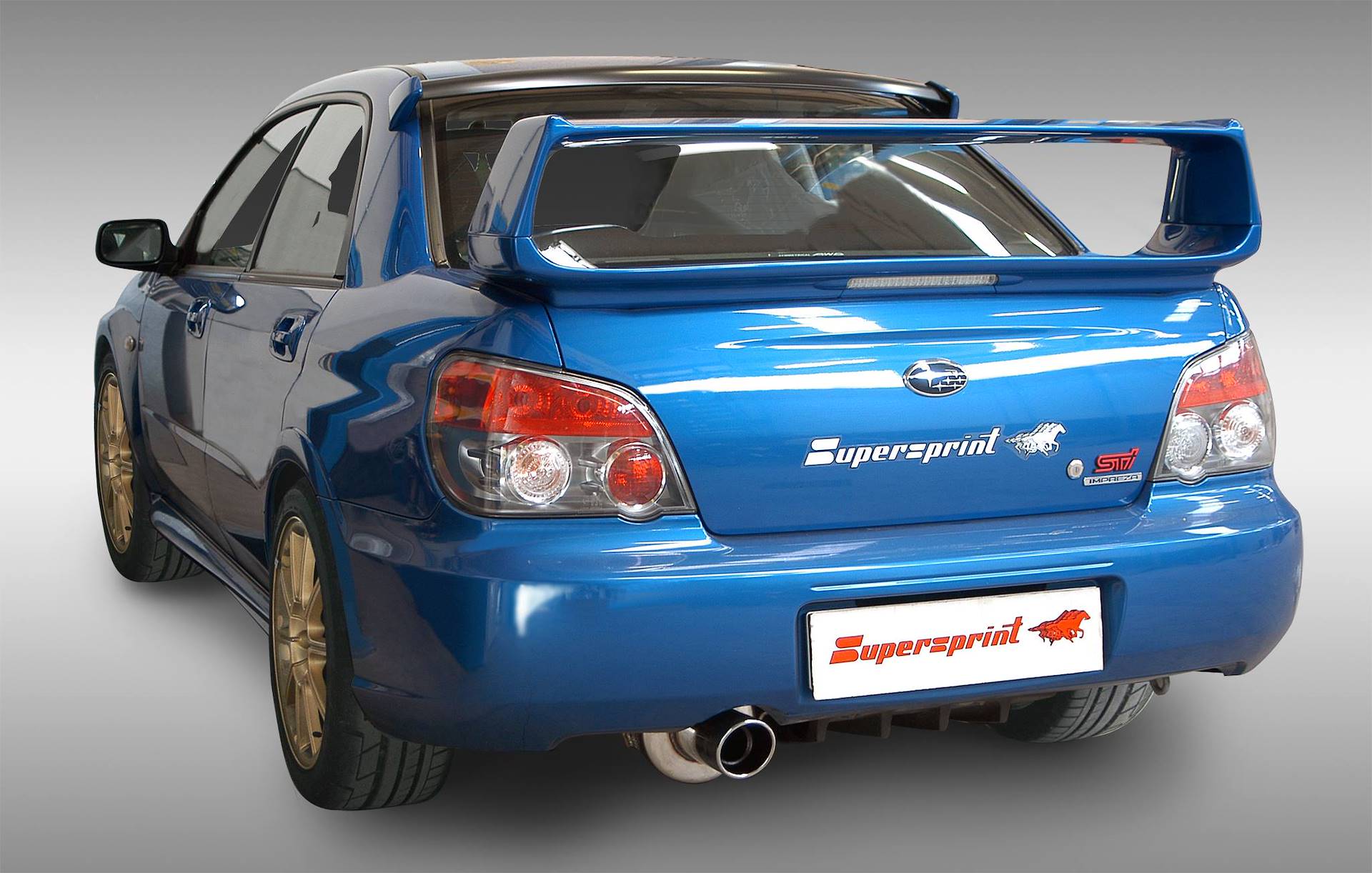 Supersprint Auspuff für SUBARU IMPREZA 2.0i Turbo STi Spec-C (320 PS) '06 -> '07
