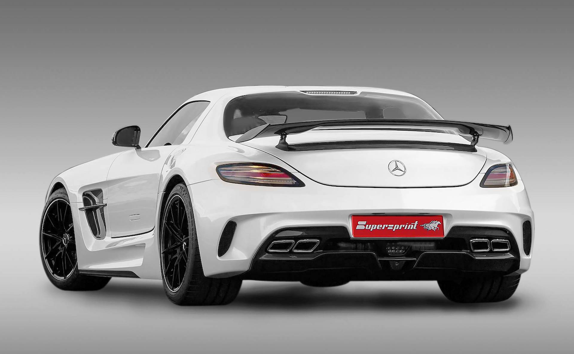 Supersprint Auspuff für MERCEDES C197 SLS AMG Black Series 6.3i V8 (631 PS) 2012 ->