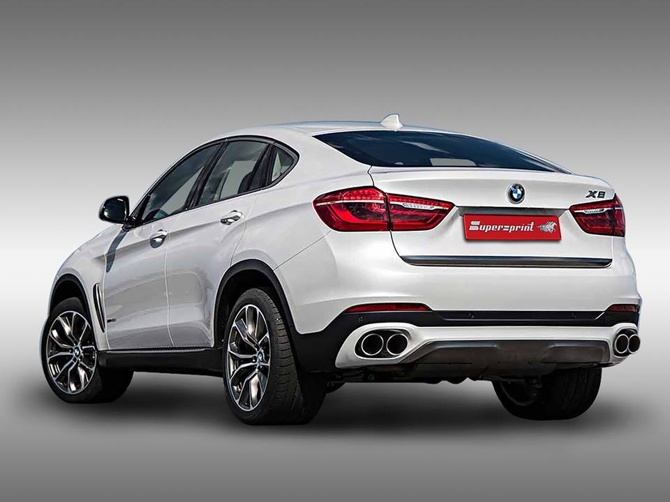 Impianto di scarico per BMW F16 X6 xDrive50i V8 Bi-turbo 2014 ->