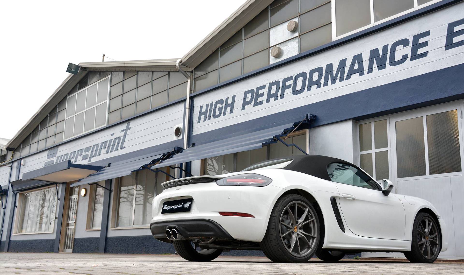 Supersprint Auspuff für PORSCHE 718 BOXSTER S 2.5i Turbo (350 PS) 2016 ->