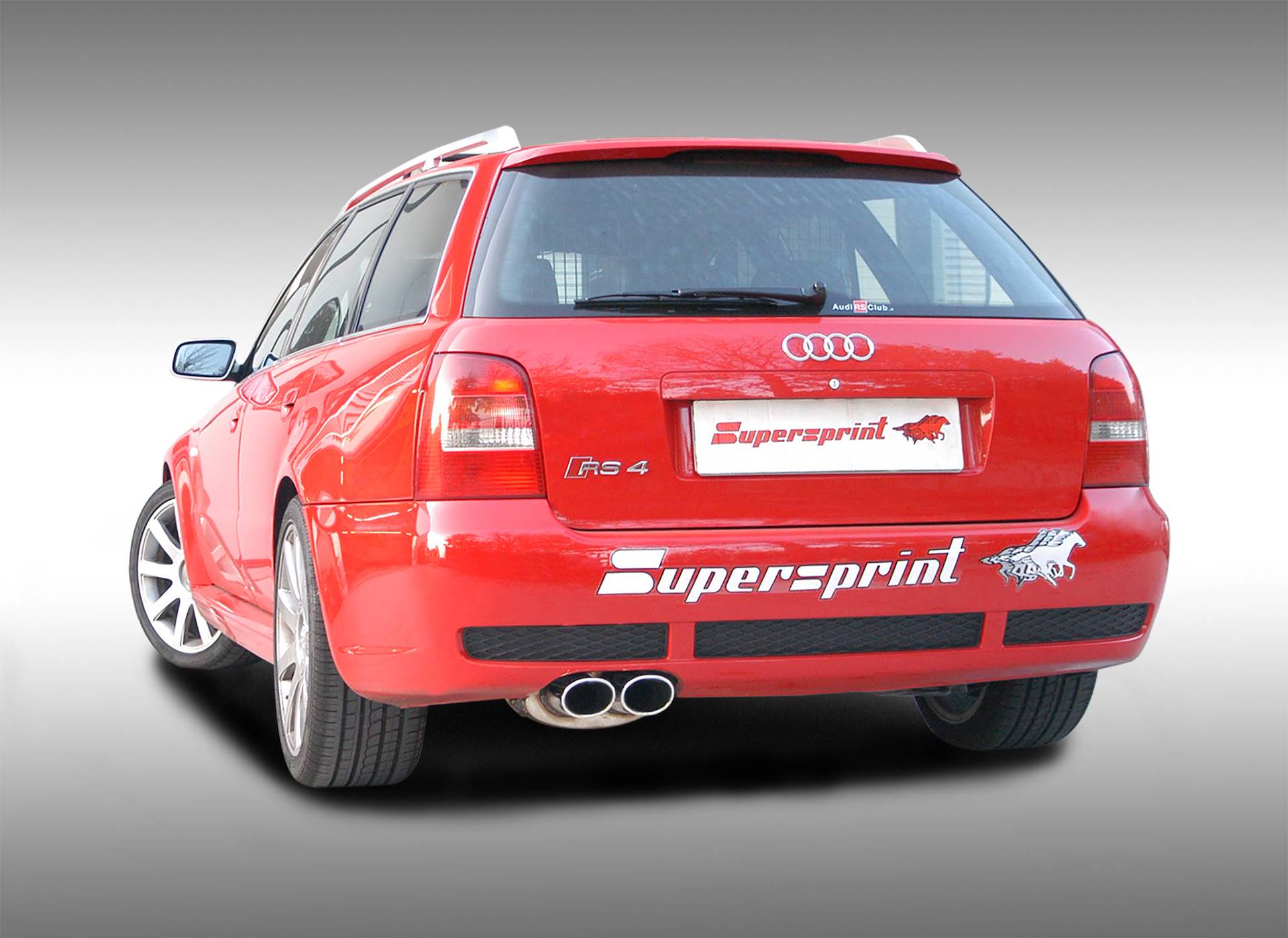 Impianto di scarico per AUDI A4 RS4 QUATTRO 2.7i V6 (380 Hp) ' 00 -> ' 02