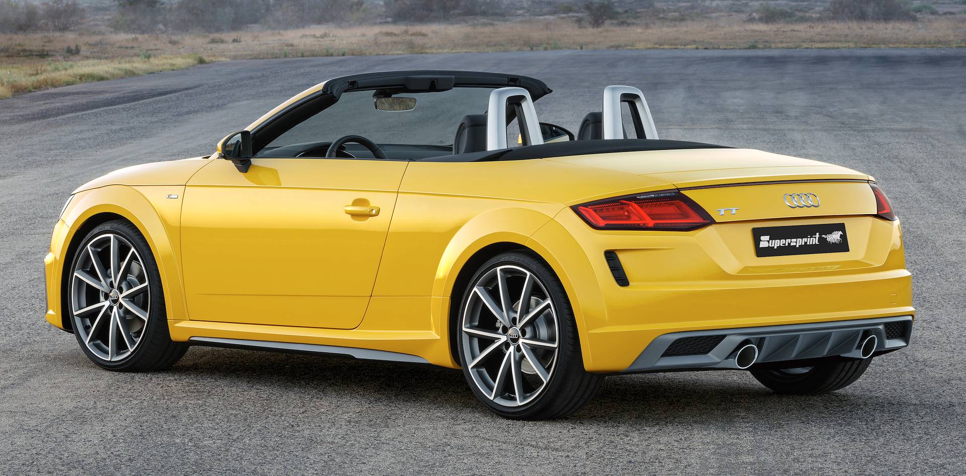Supersprint Auspuff für AUDI TT Mk3 Facelift 40 TFSI (2.0L - 197 PS - Modelle mit GPF) 2019 -> (mit Klappe)