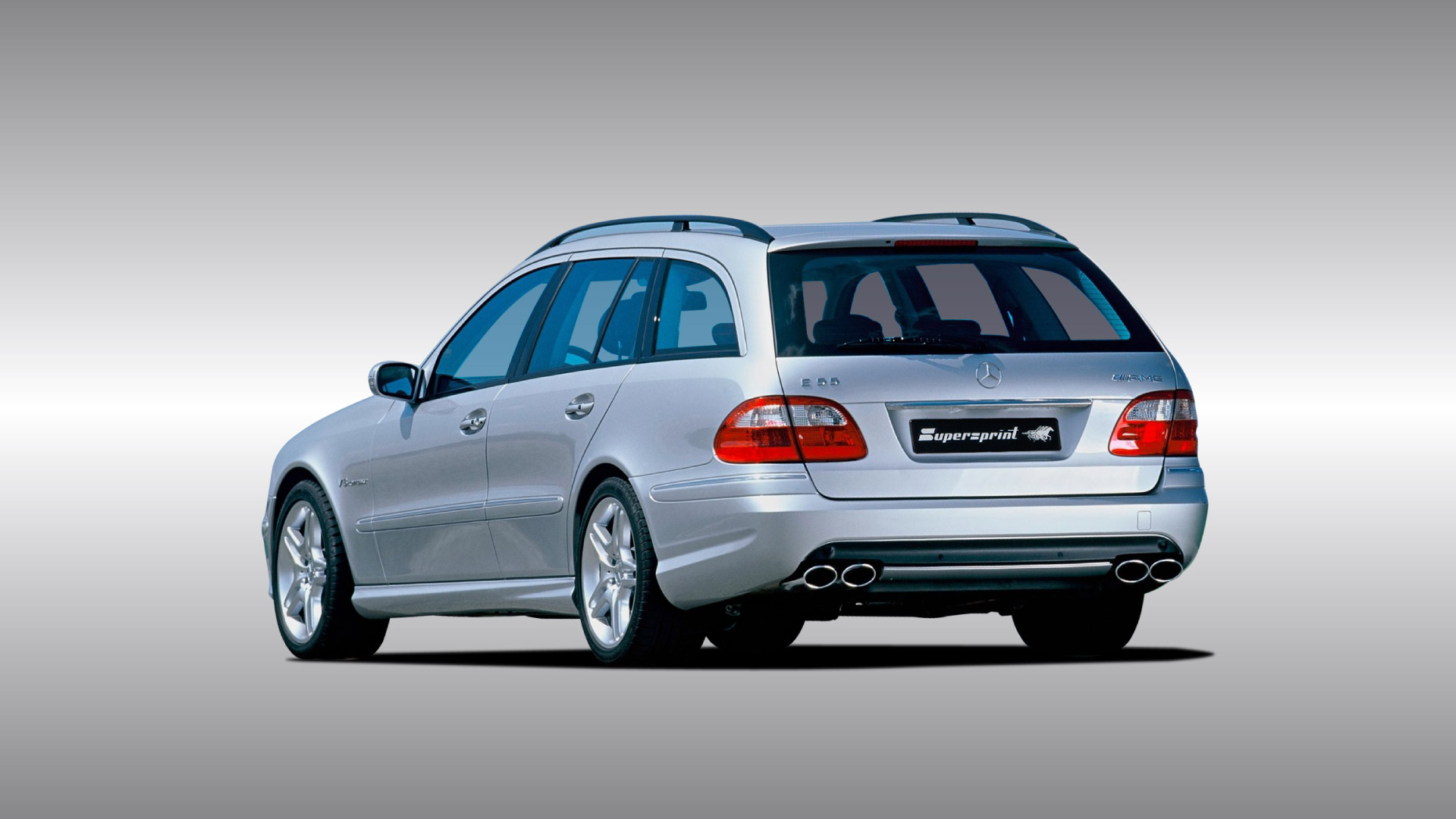 Impianto di scarico per MERCEDES W211 E 55 AMG V8 Kompressor (M113 - 5.5L - 476 Hp) (Berlina + S.W.)  '02 -> '06