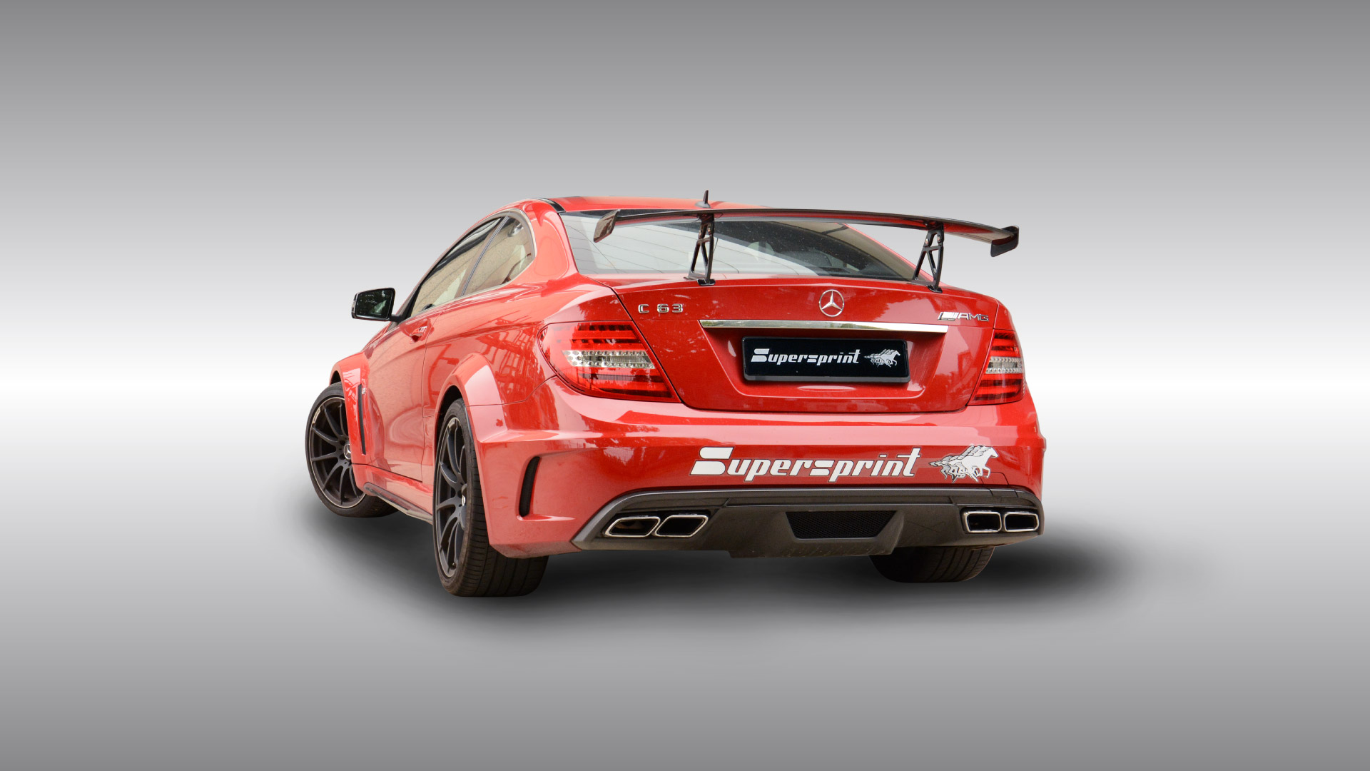 Supersprint Exhaust for MERCEDES C204 C63 AMG Coupè V8 Black Series (517 Hp) 2011 ->