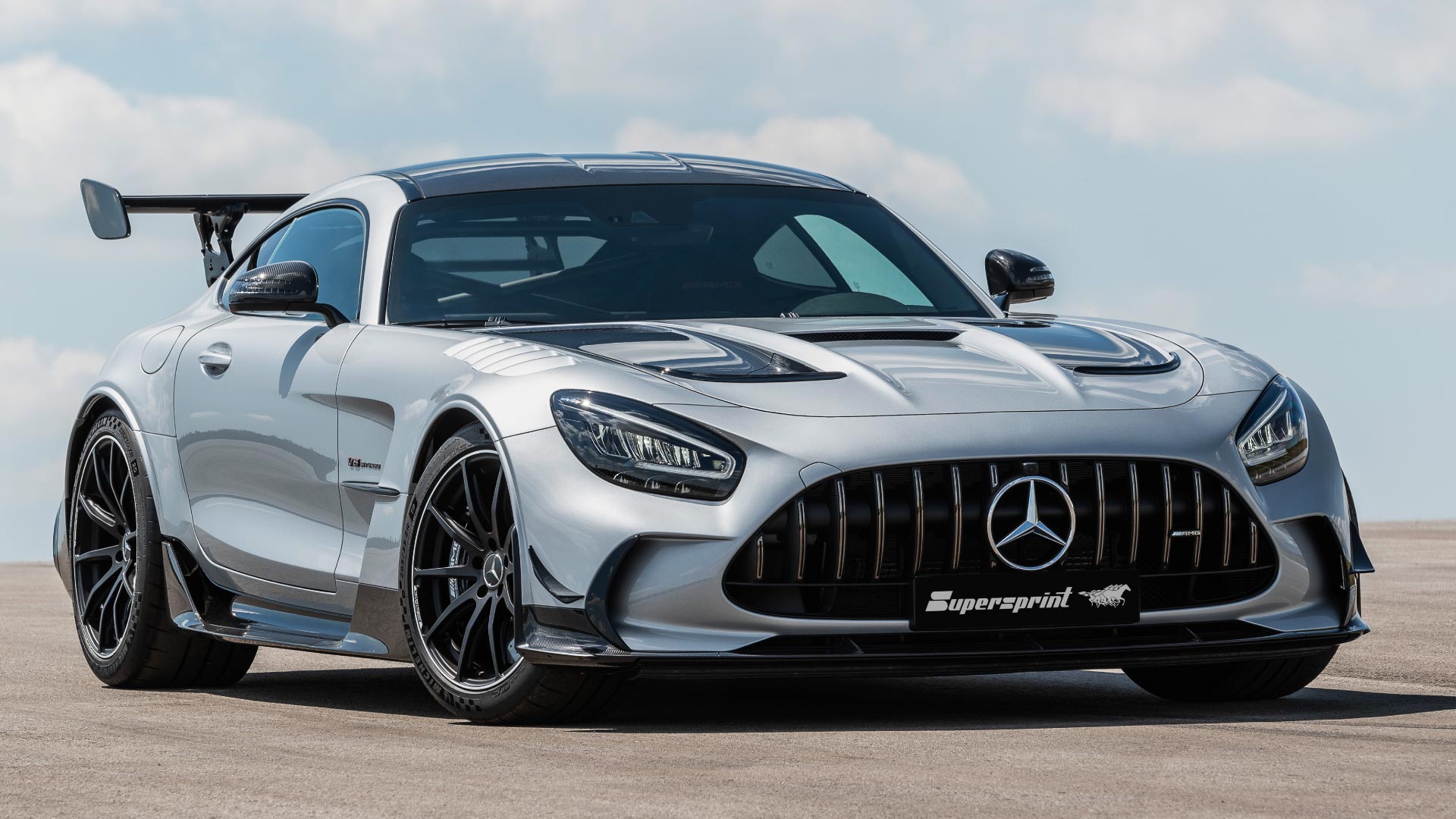 Supersprint Exhaust for MERCEDES C190 AMG GT Black Series 4.0i V8 Bi-Turbo (730 Hp - models with GPF) 2021 ->