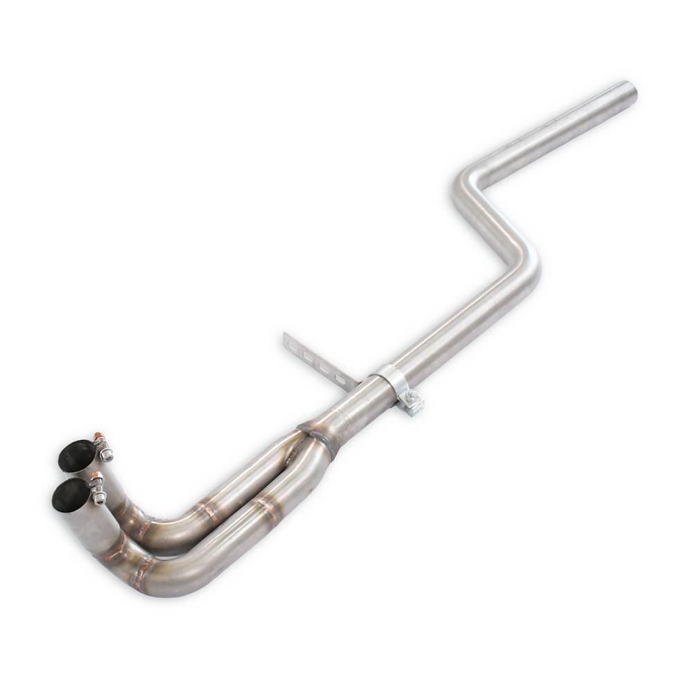 Y-Pipe, non resonated "floor pedals"