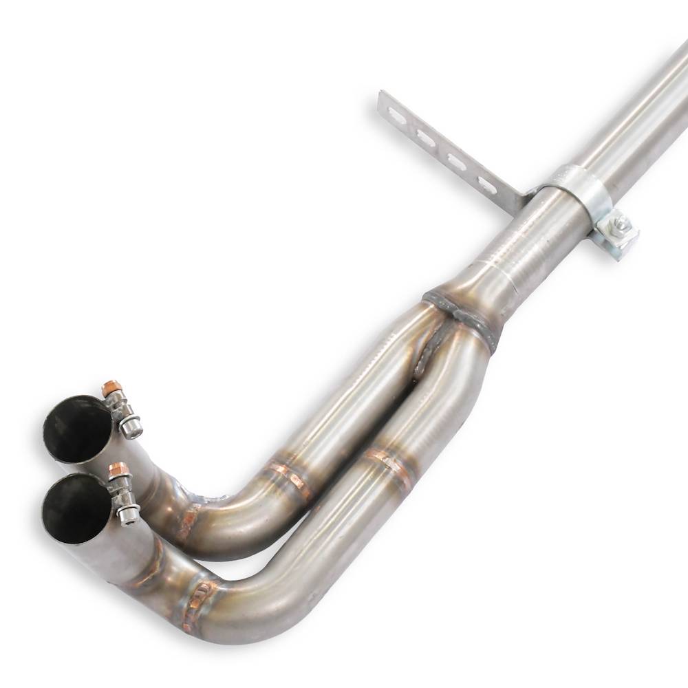 Y-Pipe, non resonated "floor pedals"