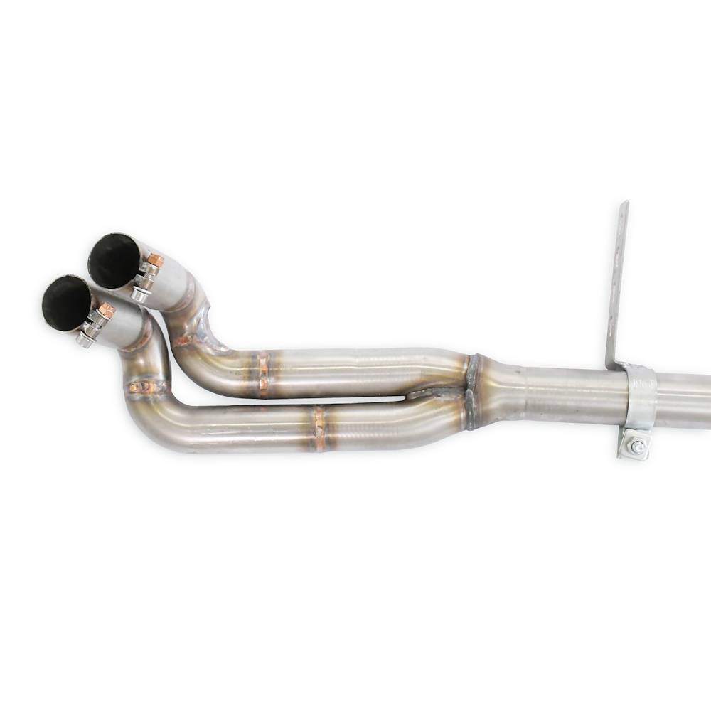 Y-Pipe, non resonated "floor pedals"