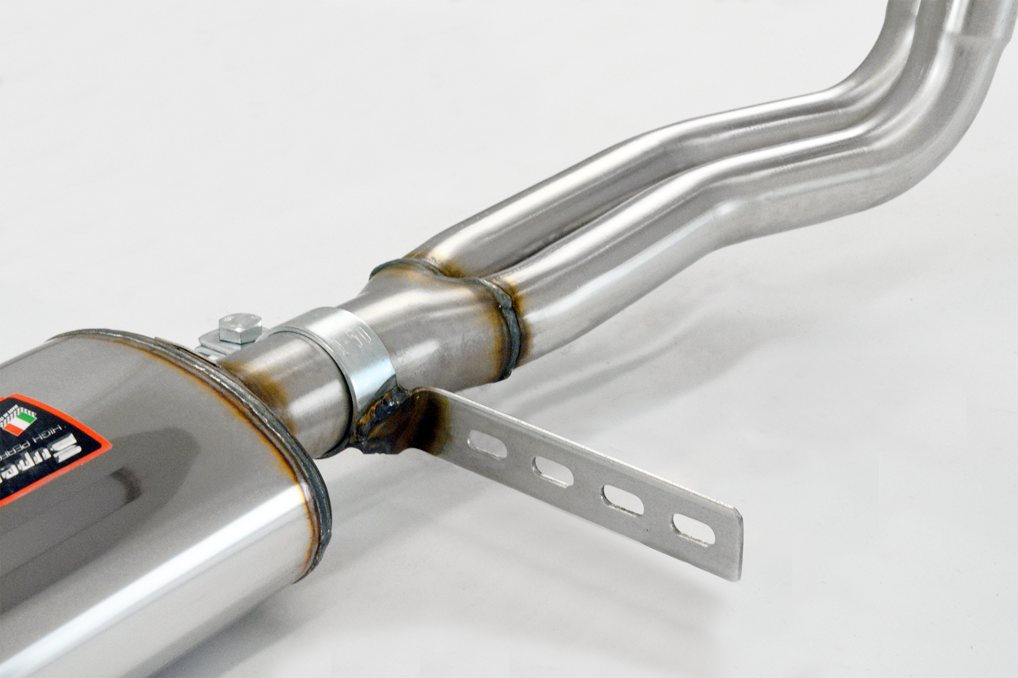 Silenziatore anteriore passaggio stretto