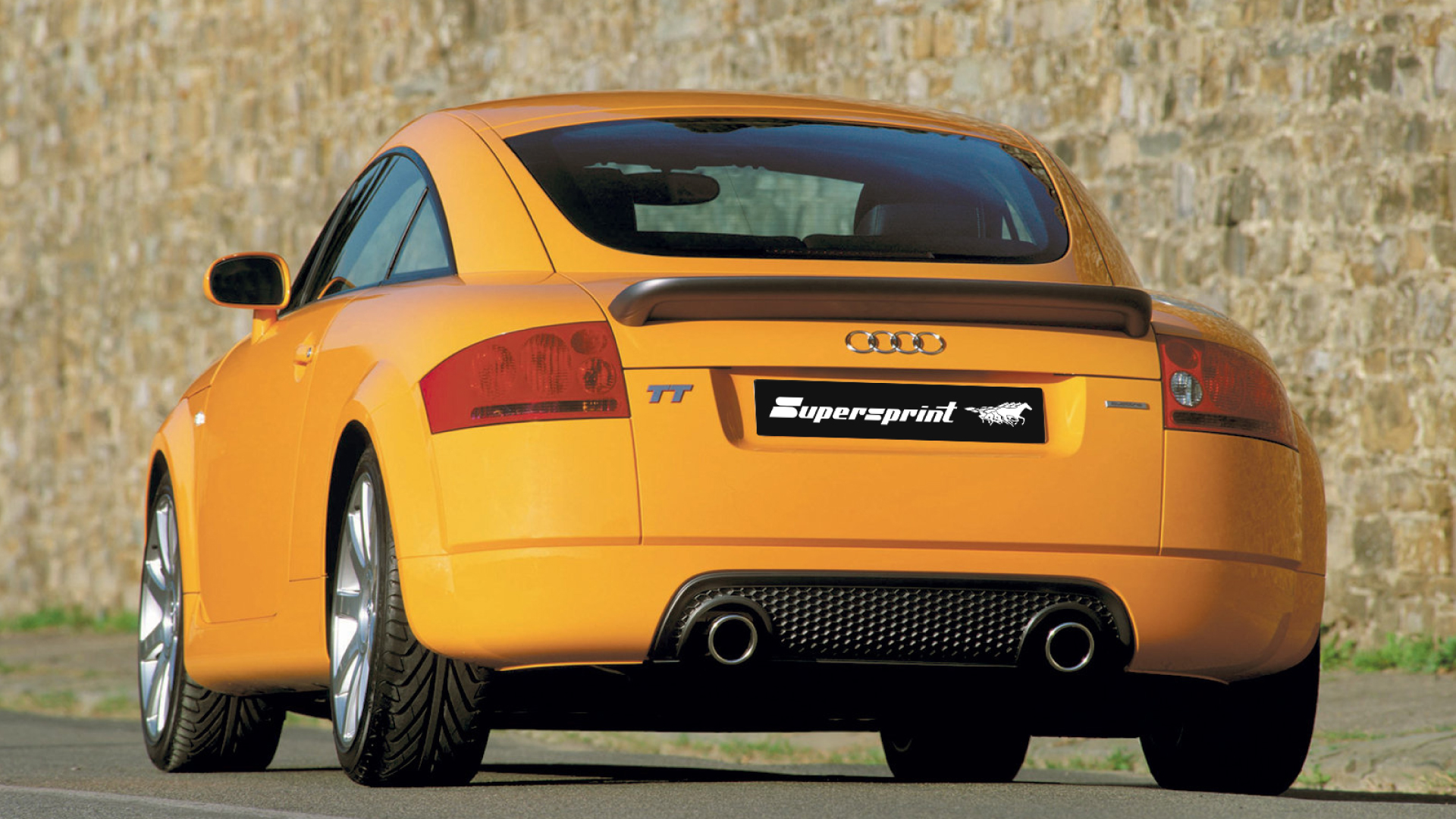 Supersprint Exhaust for AUDI TT Mk1 QUATTRO Coupé 3.2i VR6 (250 Hp) '03 -> '06 (Ø70mm)