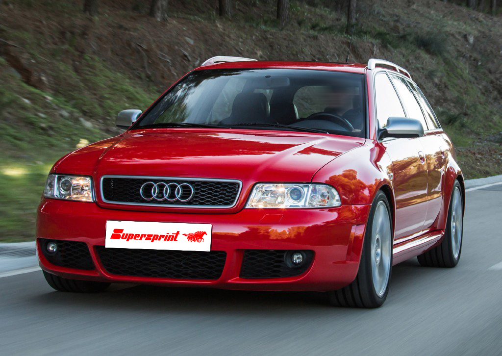 Supersprint Exhaust for AUDI RS4 QUATTRO 2.7i  V6 (380 Hp)  ' 00 -> ' 02