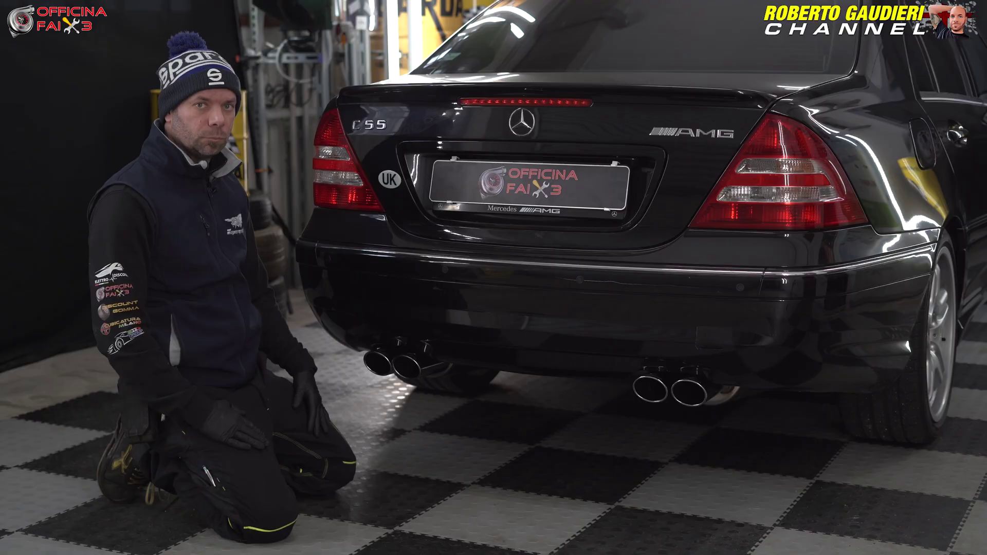 SUPERSPRINT EXHAUST Mercedes C55 AMG by Officina Fai per 3