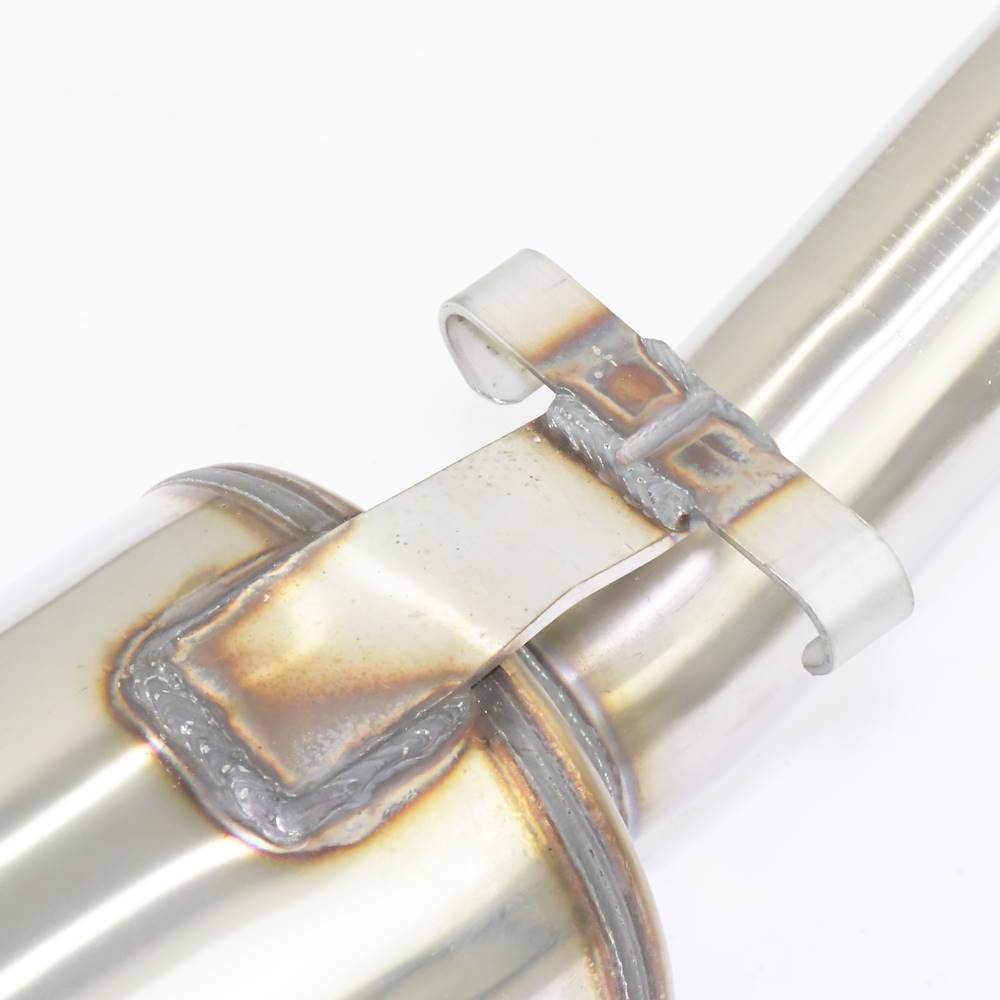 Rear exhaust O70 100% Stainless steel (right side exit)