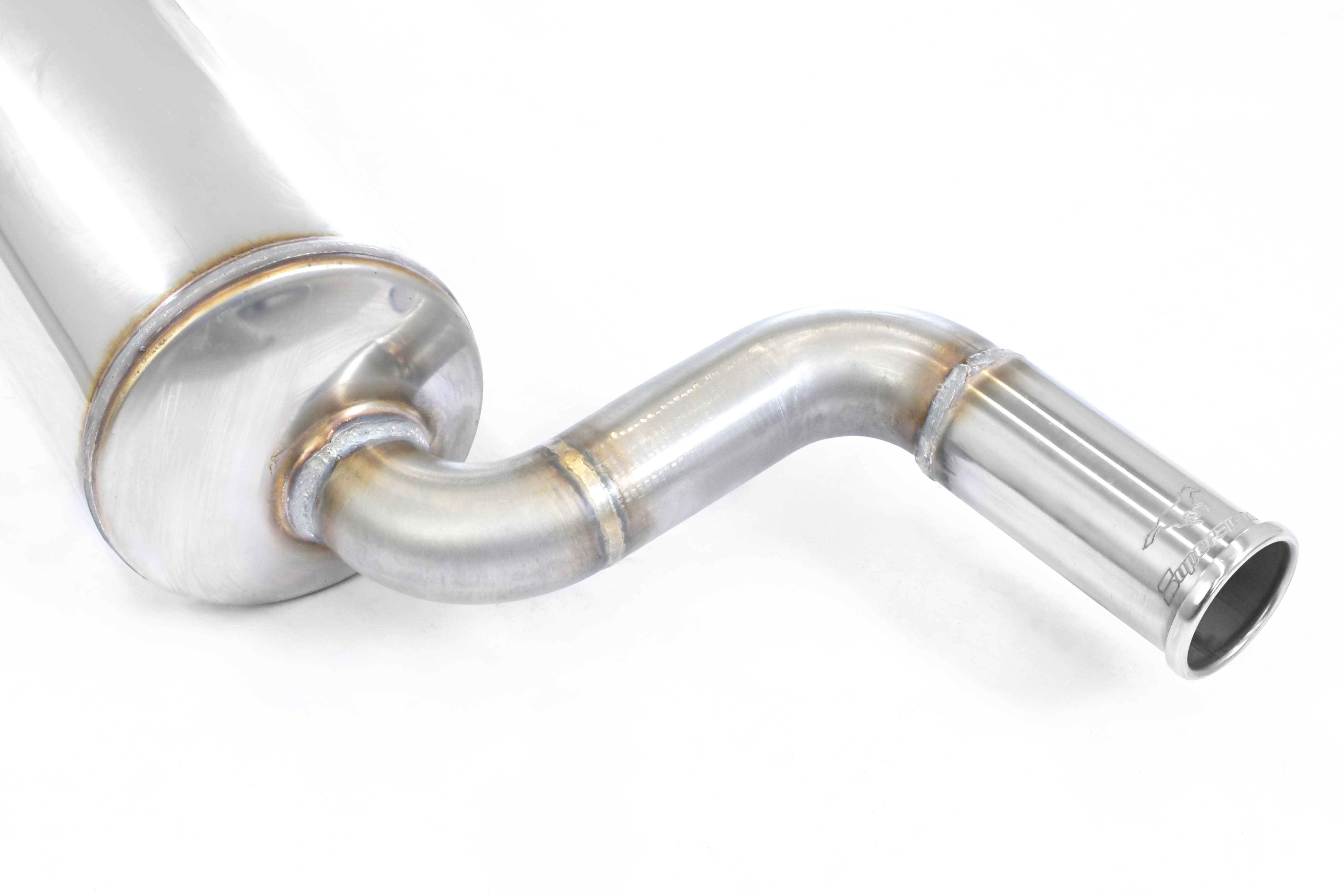 Rear exhaust O54 S-Bend
