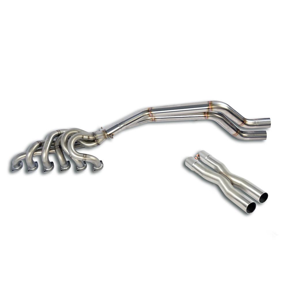 Collettore + tubi raccordo 100% Inox<br>(Guida a sinistra)