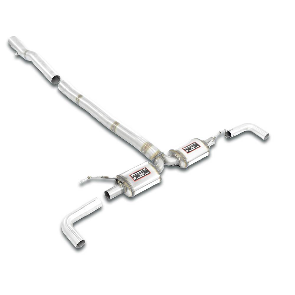 Rear exhaust Right - Left "Racing"