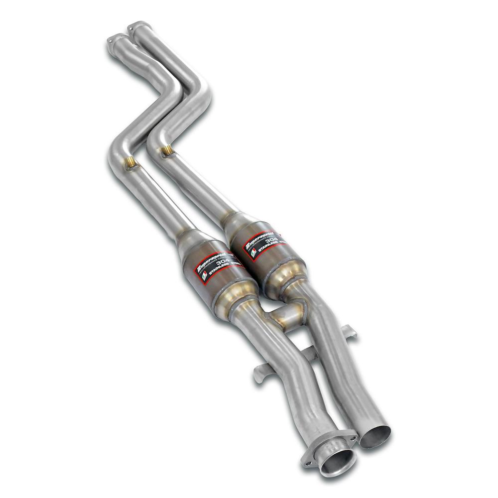 Anteriore "H-Pipe" con catalizzatore metallico Destro - Sinistro