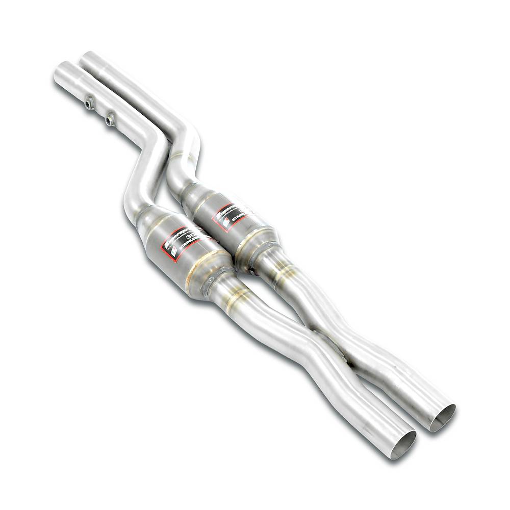 "X-Pipe" mit Sport Metallkatalysator Rechts + Links