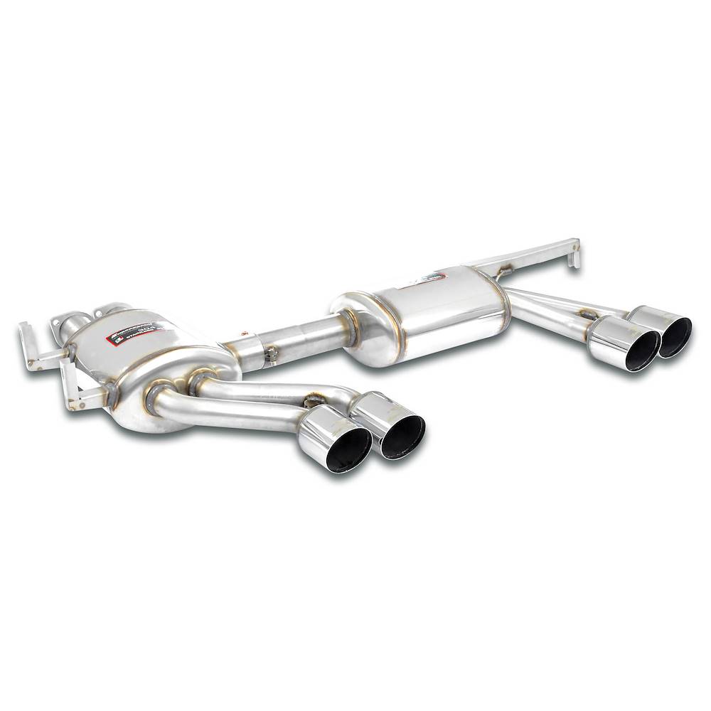 Rear muffler Right - Left RACING LIGHT