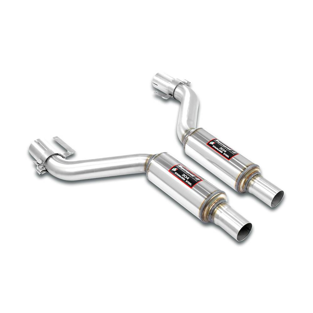 Front pipes kit  + silencers (Replaces catalytic converter)