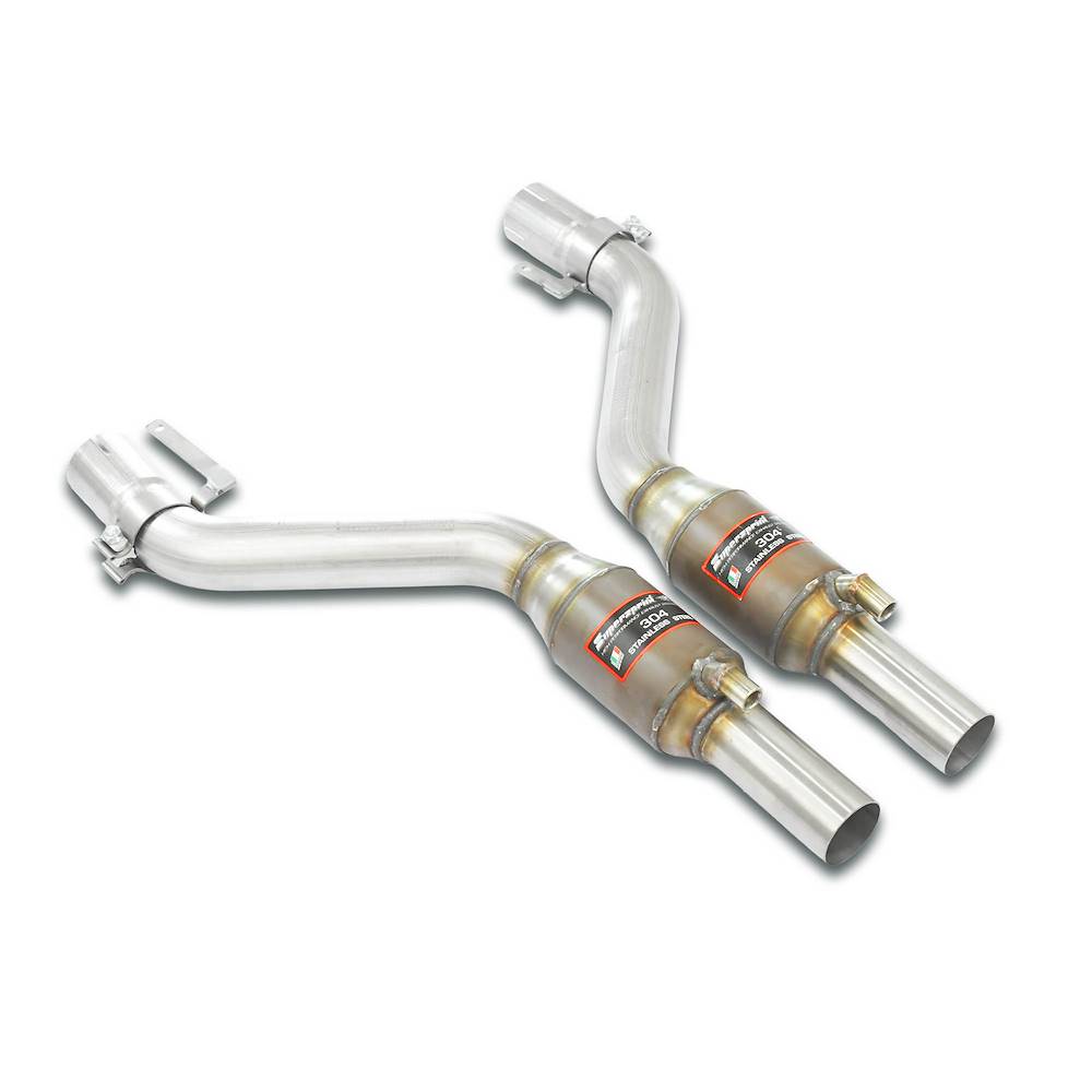 Anteriore con catalizzatore metallico destro + sinistro