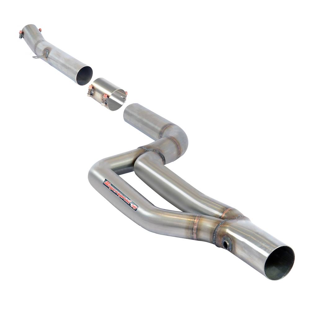 Front pipes right - left