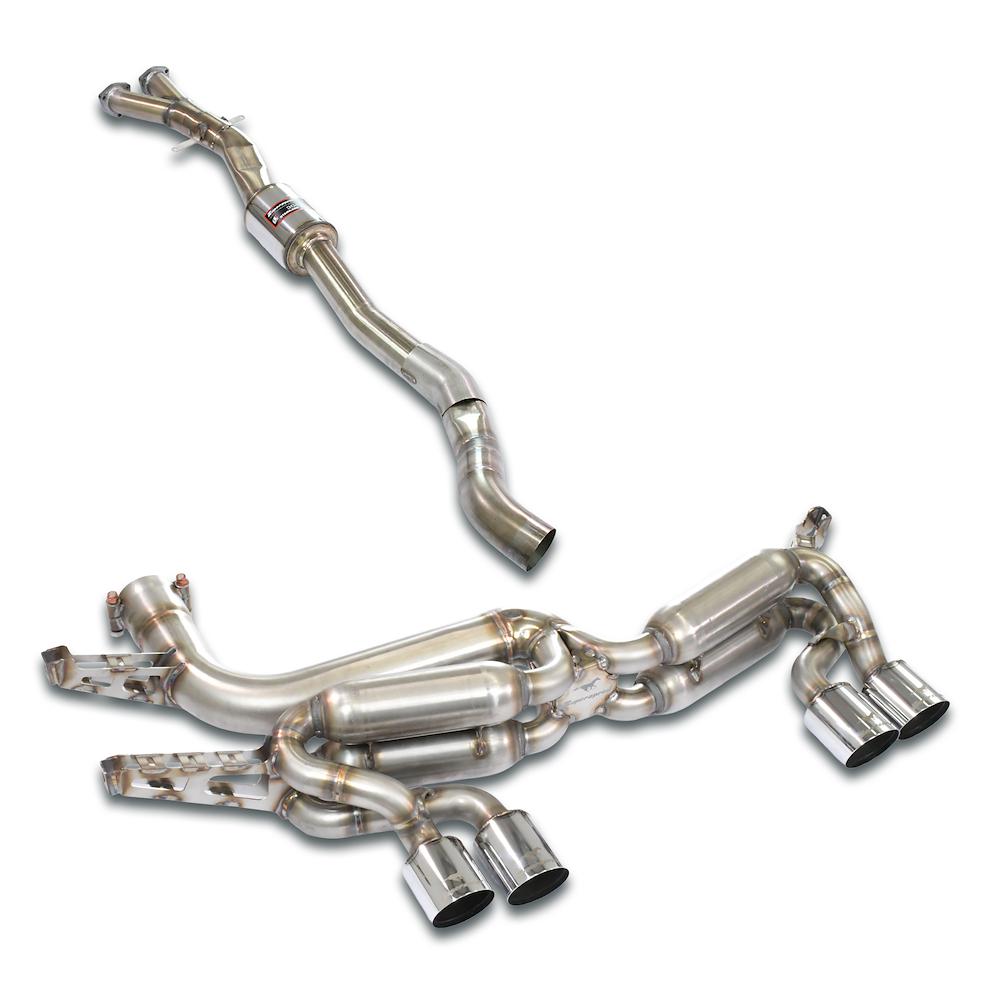 "Cat.-Back - Quad Sonic" Package - A<br>(end tips OO80 right - OO80 left)<br><br><strong><span style="color:#ea0000;">Weight saving of - 16Kg / -33.5lbs</span></strong>