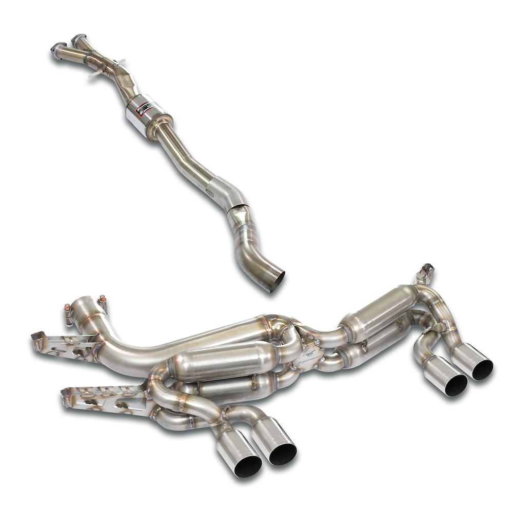 "Cat.-Back - Quad Sonic" Package - B<br>(end tips OO65 right - OO65 left)<br><br><strong><span style="color:#ea0000;">Weight saving of - 16Kg / -33.5lbs</span></strong>