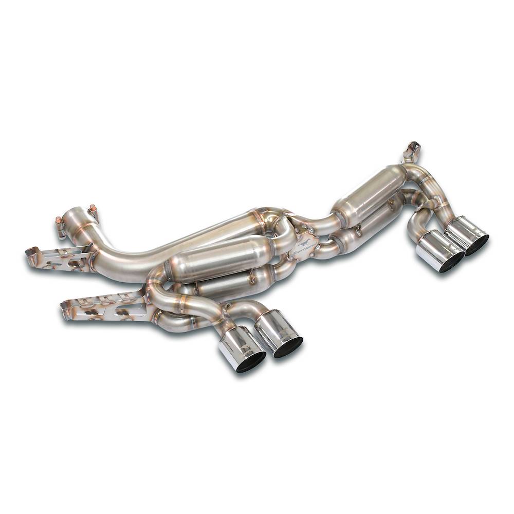 "Cat.-Back - Quad Sonic" Package - A<br>(end tips OO80 right - OO80 left)<br><br><strong><span style="color:#ea0000;">Weight saving of - 16Kg / -33.5lbs</span></strong>
