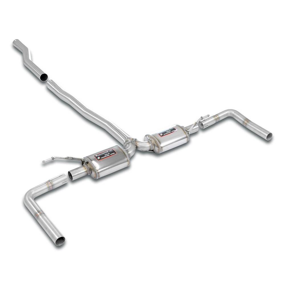 Rear exhaust Right - Left Racing