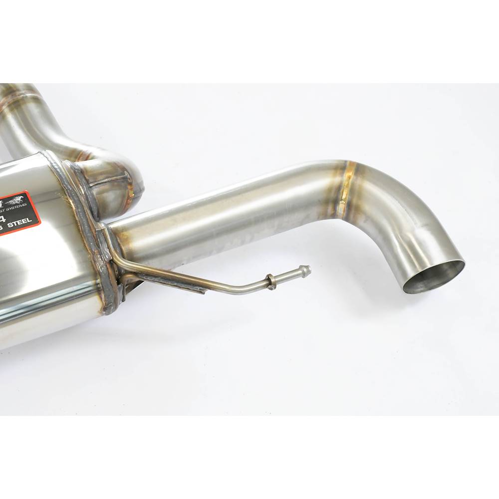 Rear exhaust Right - Left Racing (For OEM endpipes)