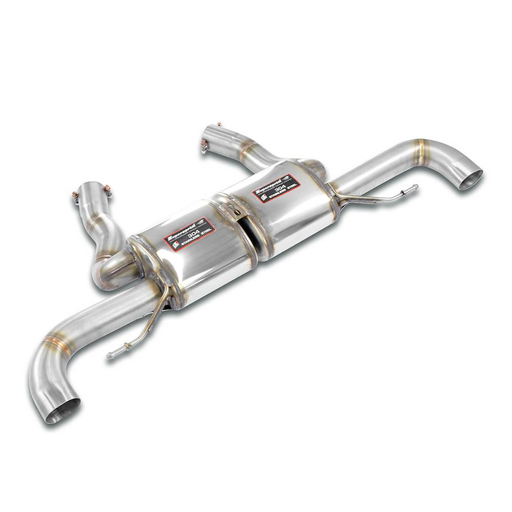 Rear exhaust Right - Left Racing (For OEM endpipes)