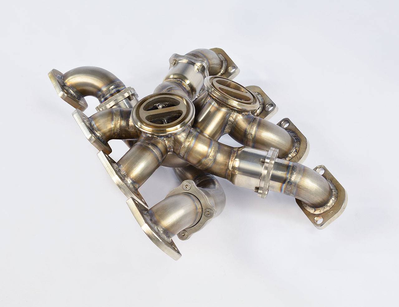 Collettore destro + sinistro AISI 310S per turbine di serie Disponibile su richiesta