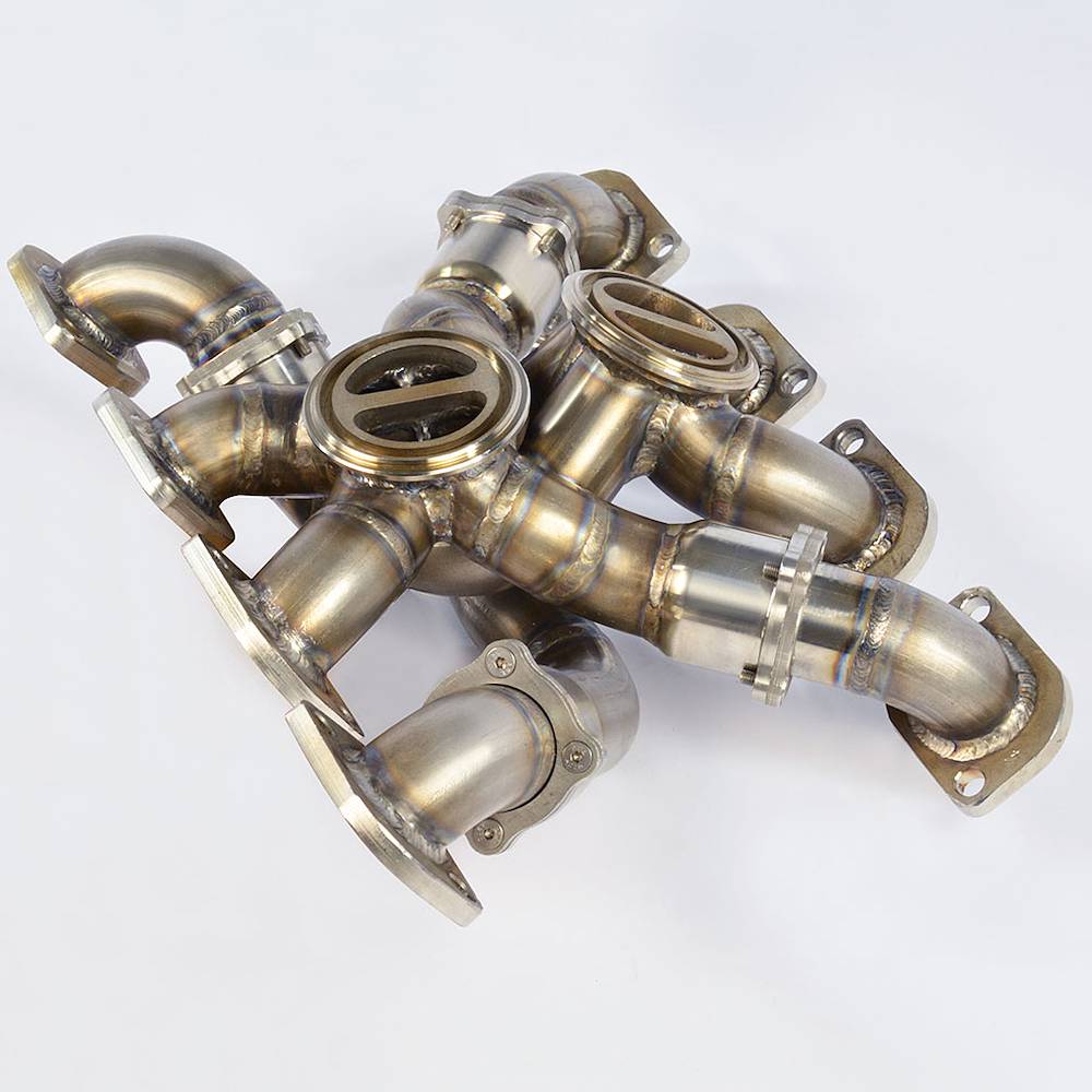 Collettore destro + sinistro AISI 310S<br>per turbine di serie