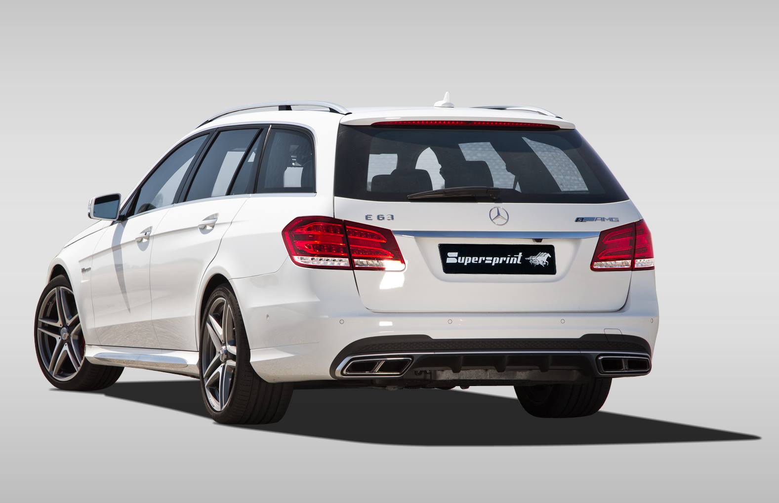 Impianto di scarico Supersprint per MERCEDES W212 E 63 S AMG V8 (Berlina + Wagon) (M157 5.5i Bi-Turbo) (585 Hp) '14 -> '16