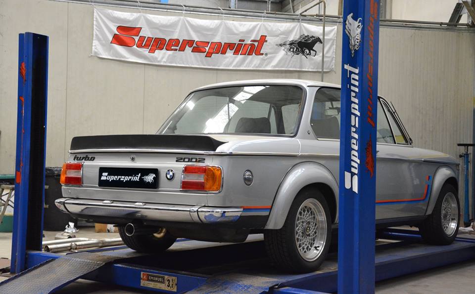 Impianto di scarico per BMW Serie 02 2002 Turbo '73 -> '75