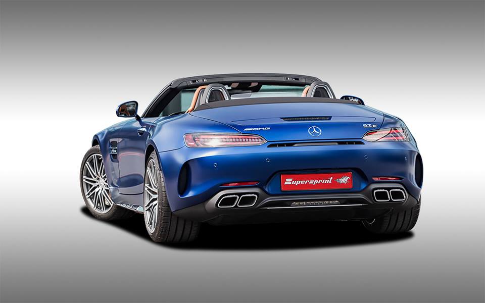 Impianto di scarico per MERCEDES R190 AMG GT C Roadster 4.0i V8 Bi-Turbo (557 Hp) 2017 ->