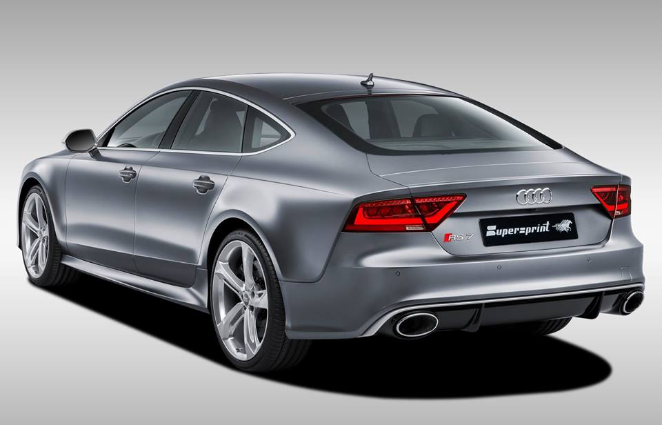 Supersprint Auspuff für AUDI A7 RS7 Quattro 4.0T (560 PS) 2013 -> (mit klappe)
