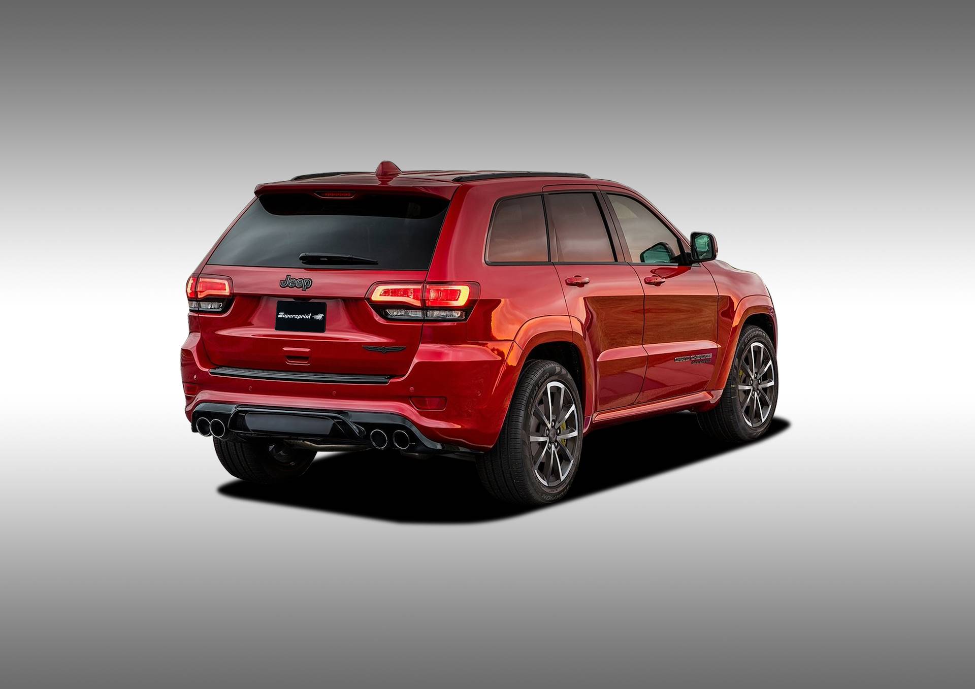 Supersprint Auspuff für JEEP GRAND CHEROKEE SRT Trackhawk (6.2i V8 - 707 PS) 2018 -> (mit klappe)